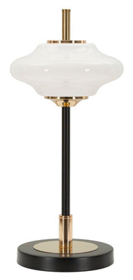 Tischlampe Gold Schwarz 46 cm – Tischleuchte
