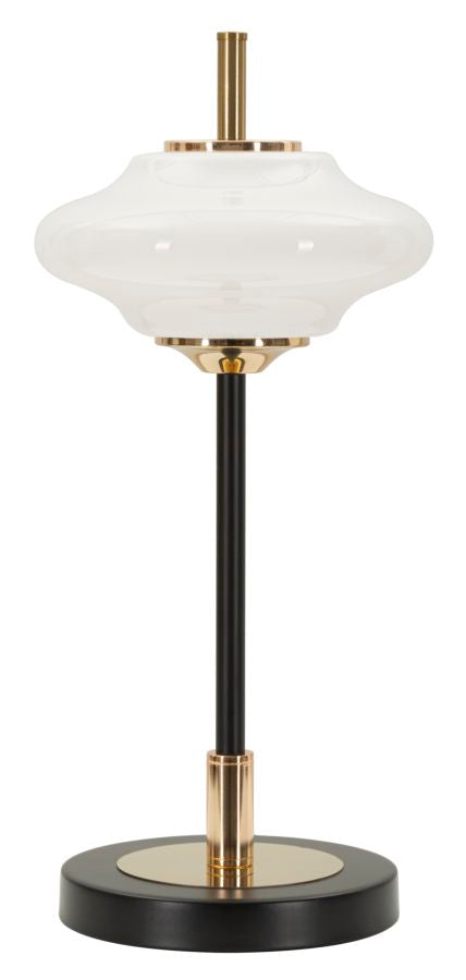 Tischlampe Gold Schwarz 46 cm – Tischleuchte