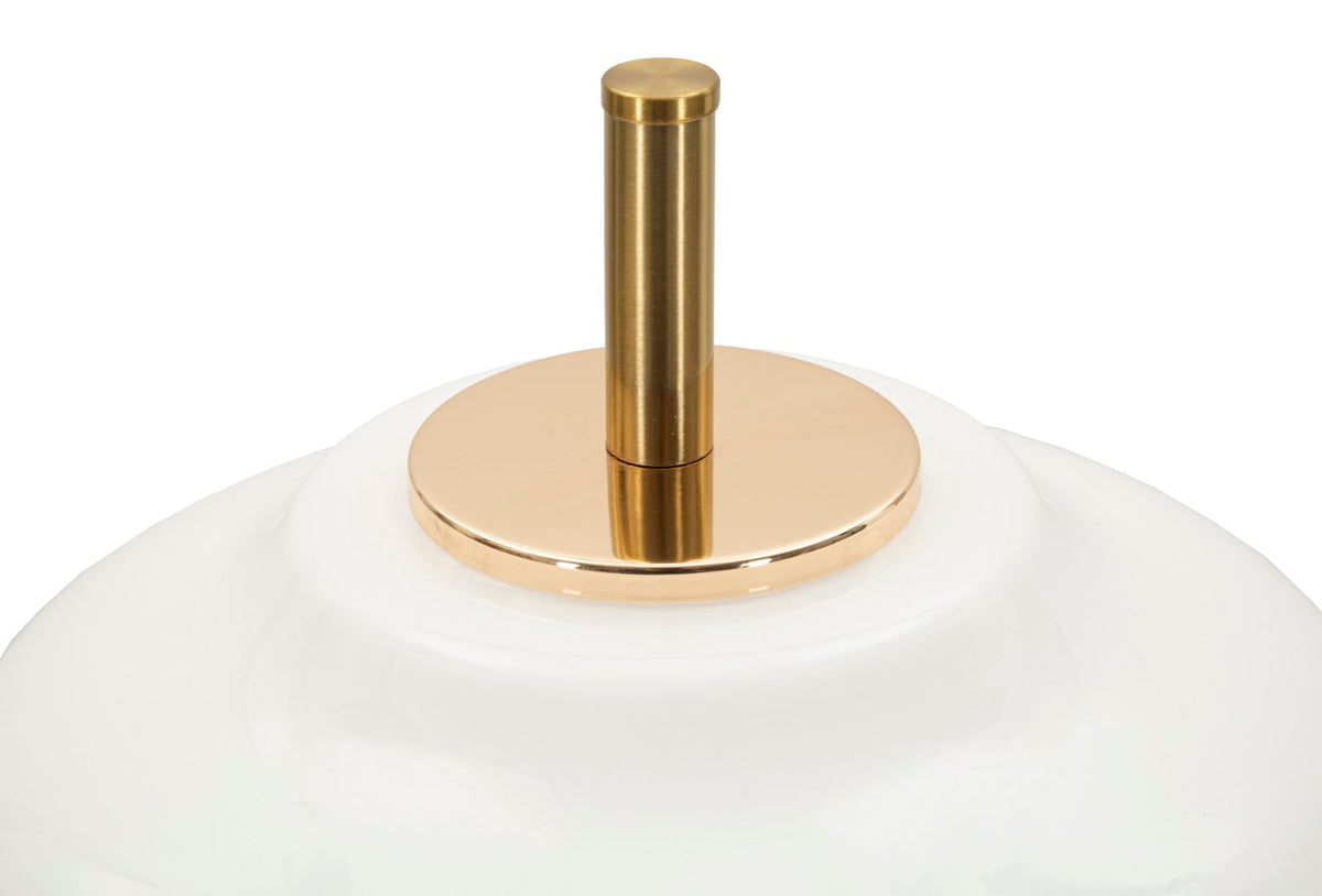 Tischlampe Gold Schwarz 46 cm – Tischleuchte