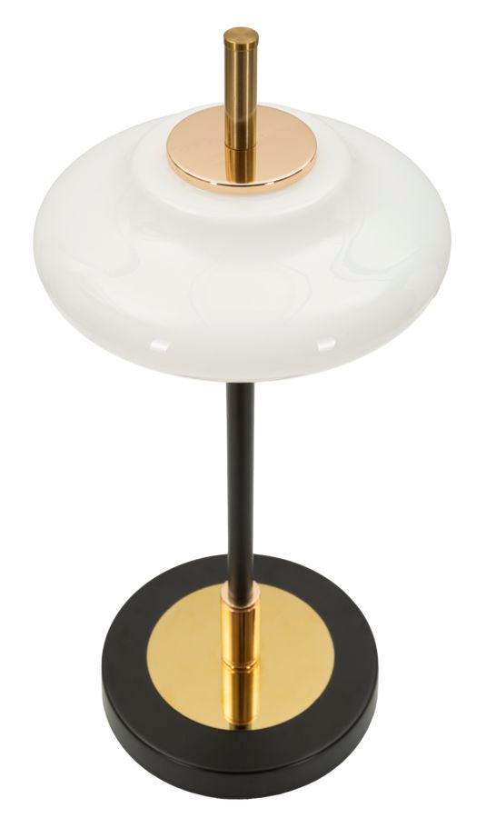 Tischlampe Gold Schwarz 46 cm – Tischleuchte