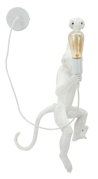 Wandleuchte Affe Weiß 64 cm – Wandlampe