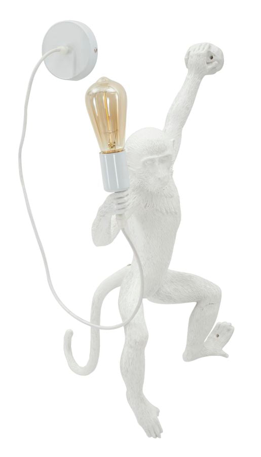 Wandleuchte Affe Weiß 64 cm – Wandlampe