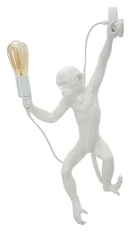Wandleuchte Affe Weiß 64 cm – Wandlampe