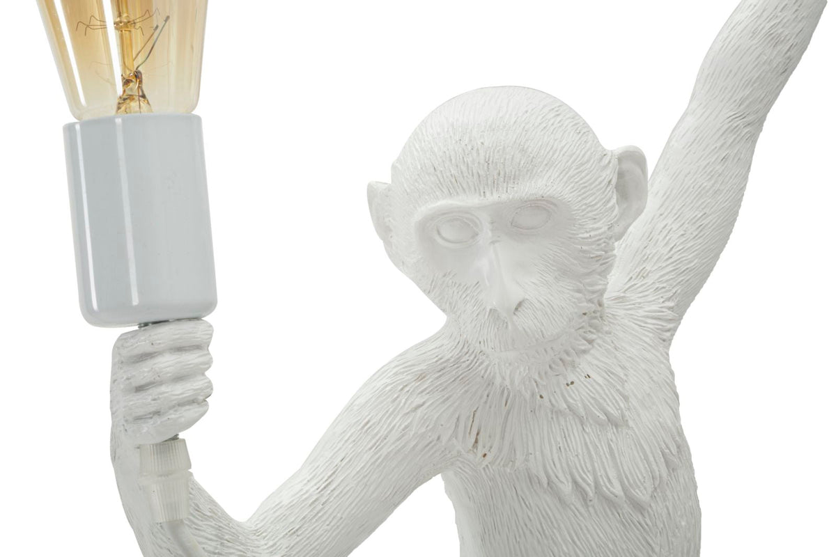 Wandleuchte Affe Weiß 64 cm – Wandlampe