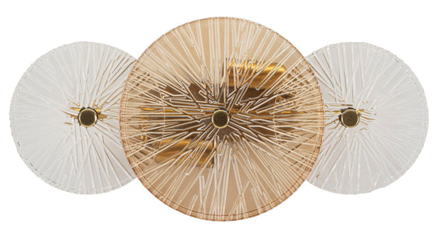 Wandleuchte Gold Braun 20 cm – Wandlampe