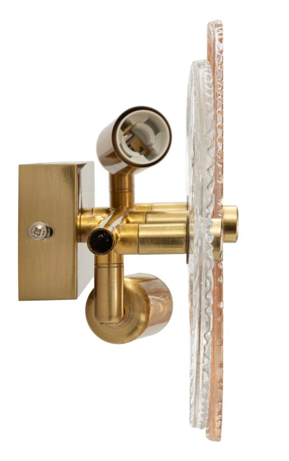 Wandleuchte Gold Braun 20 cm – Wandlampe