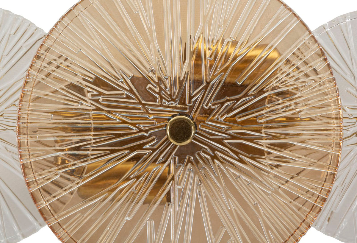 Wandleuchte Gold Braun 20 cm – Wandlampe