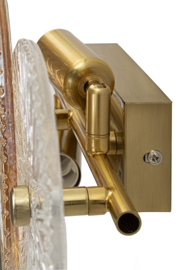 Wandleuchte Gold Braun 20 cm – Wandlampe