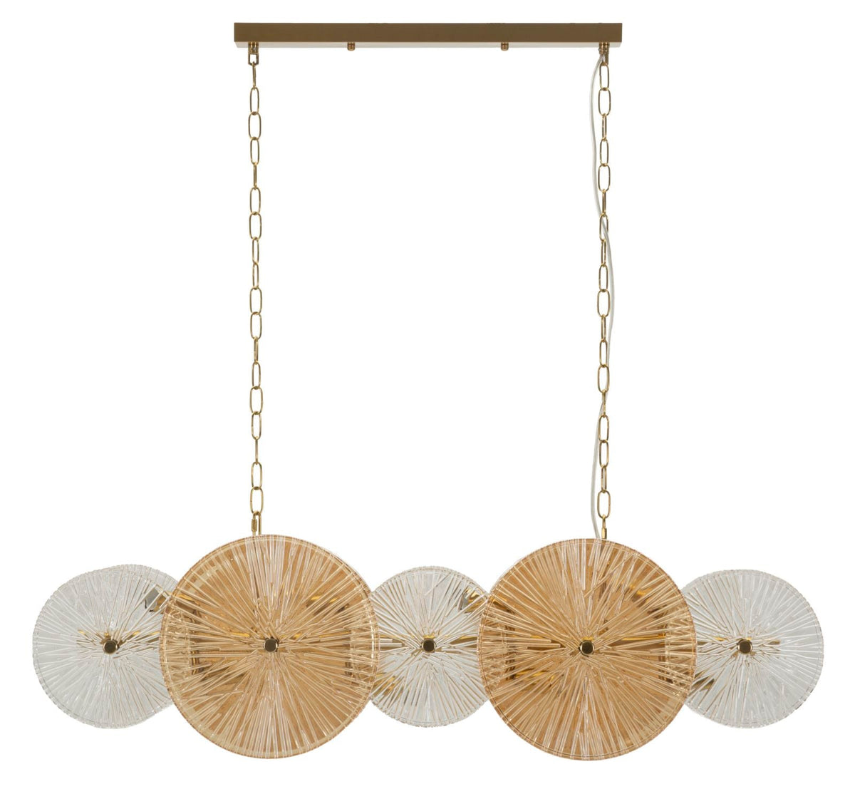 Deckenleuchte Gold Braun 28 cm – Deckenlampe