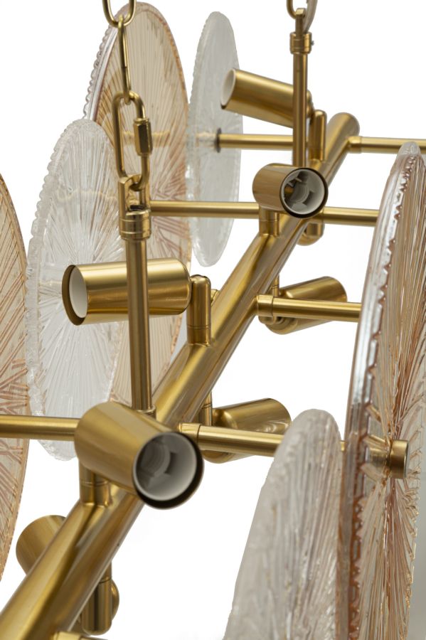 Deckenleuchte Gold Braun 28 cm – Deckenlampe