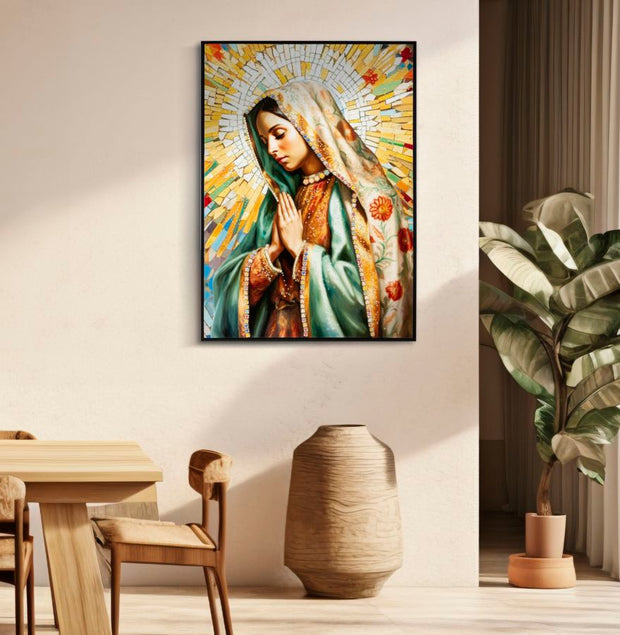Wandbild Madonna 102 cm – Leinwandbild Deko