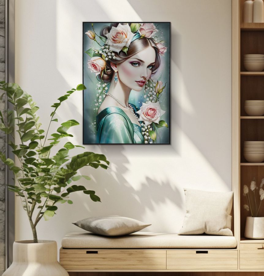Wandbild Fantasie 102 cm A – Leinwandbild Deko