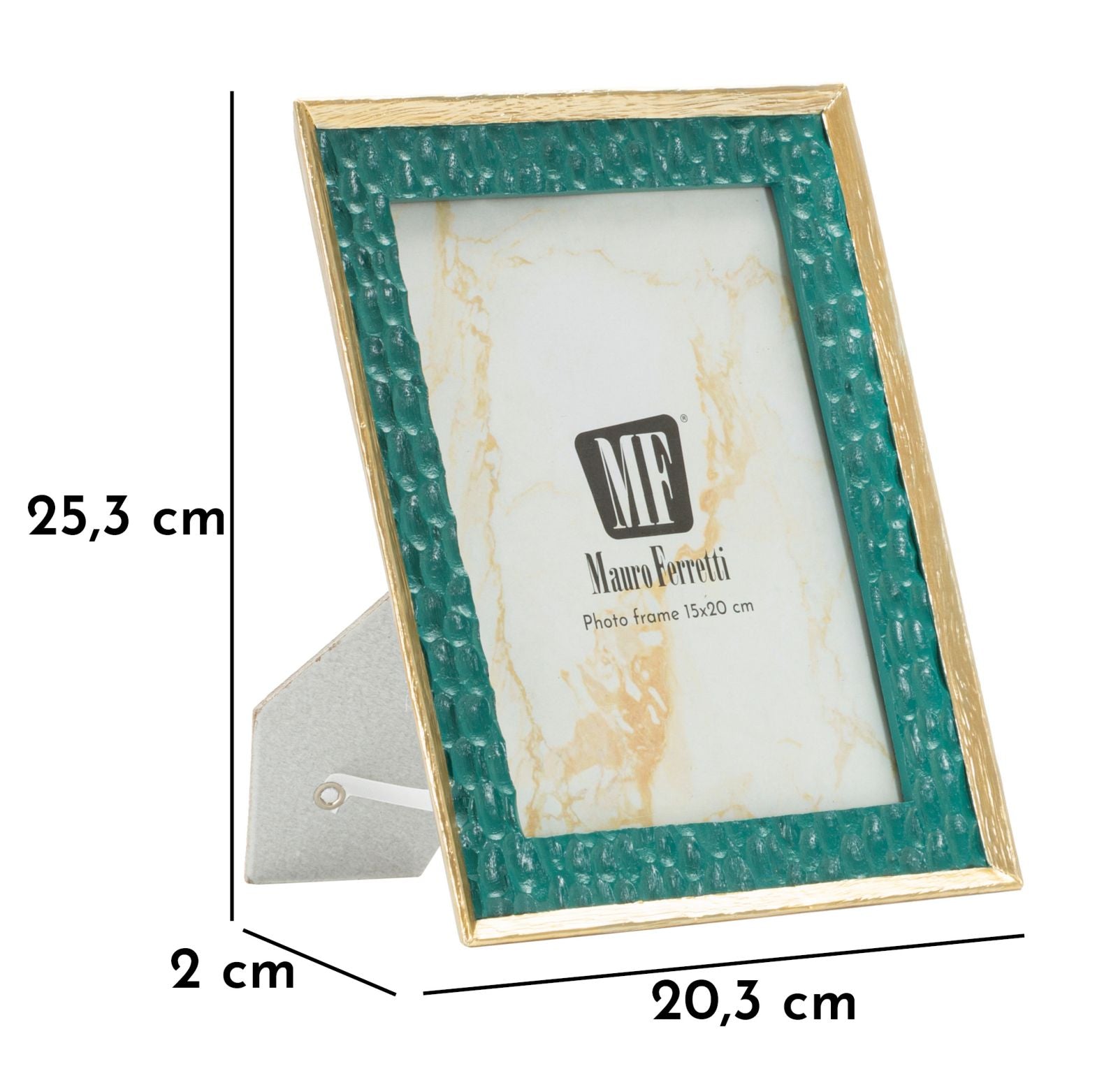 Bilderrahmen Grün Gold Klein – Fotorahmen Deko