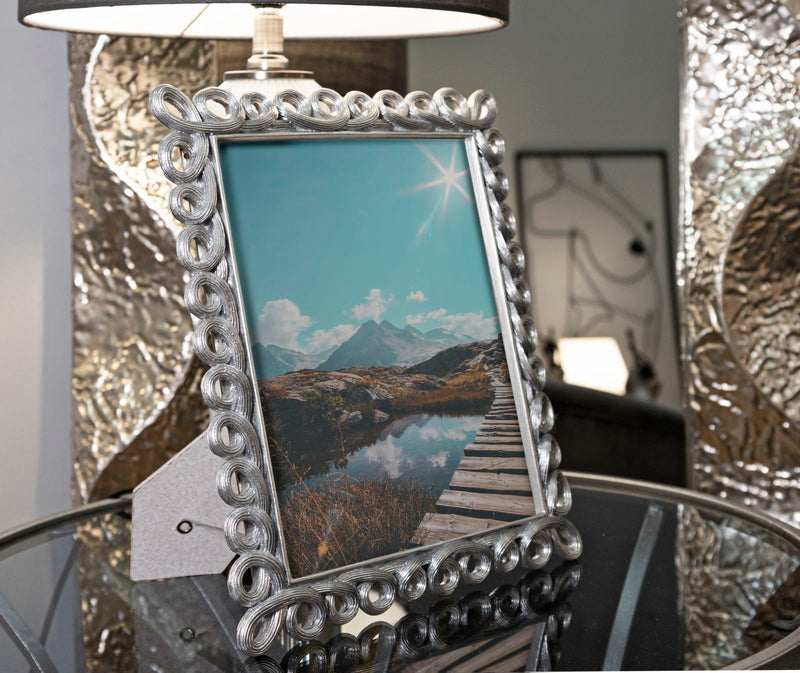 Bilderrahmen Ringe Silber Groß – Fotorahmen Deko