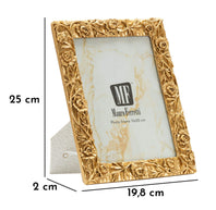 Bilderrahmen Mohn Gold Klein – Fotorahmen Deko