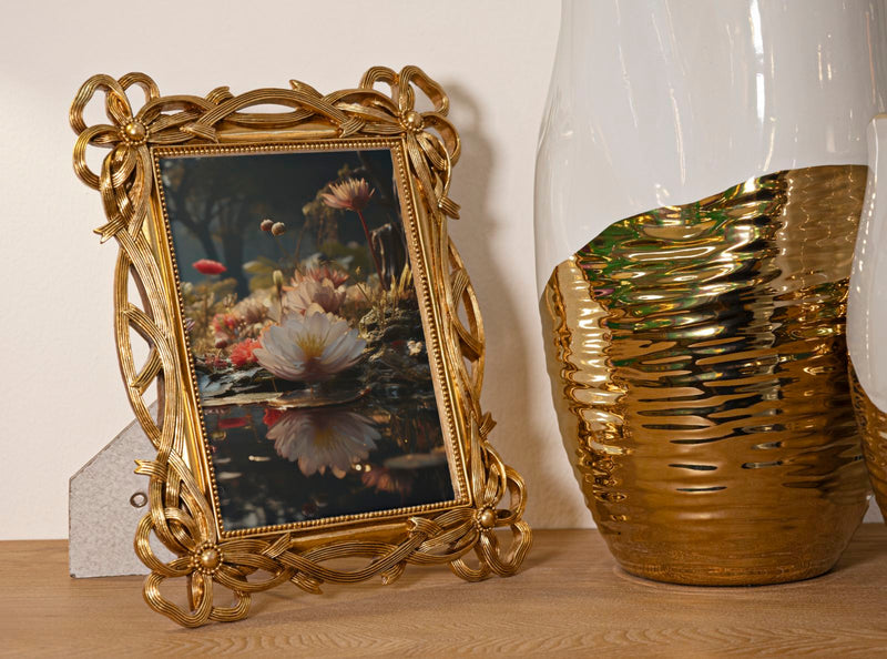Bilderrahmen Kordel Gold Klein – Fotorahmen Deko