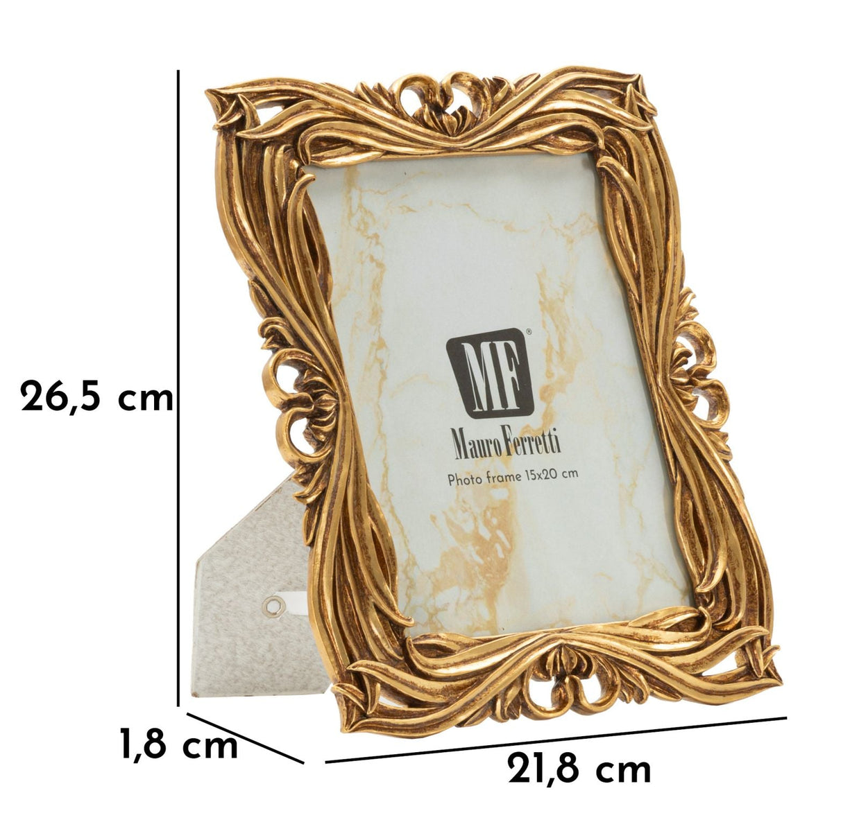 Bilderrahmen Barock Geflecht Gold Klein – Fotorahmen Deko