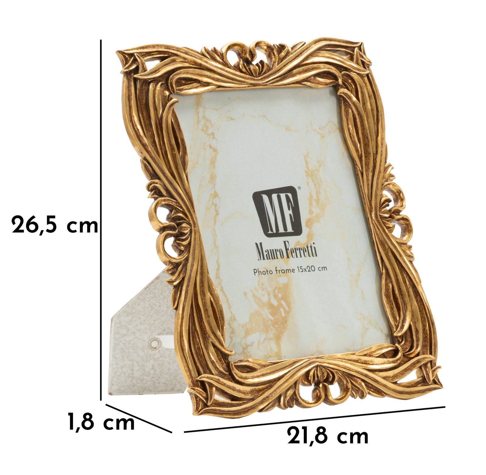 Bilderrahmen Barock Geflecht Gold Klein – Fotorahmen Deko
