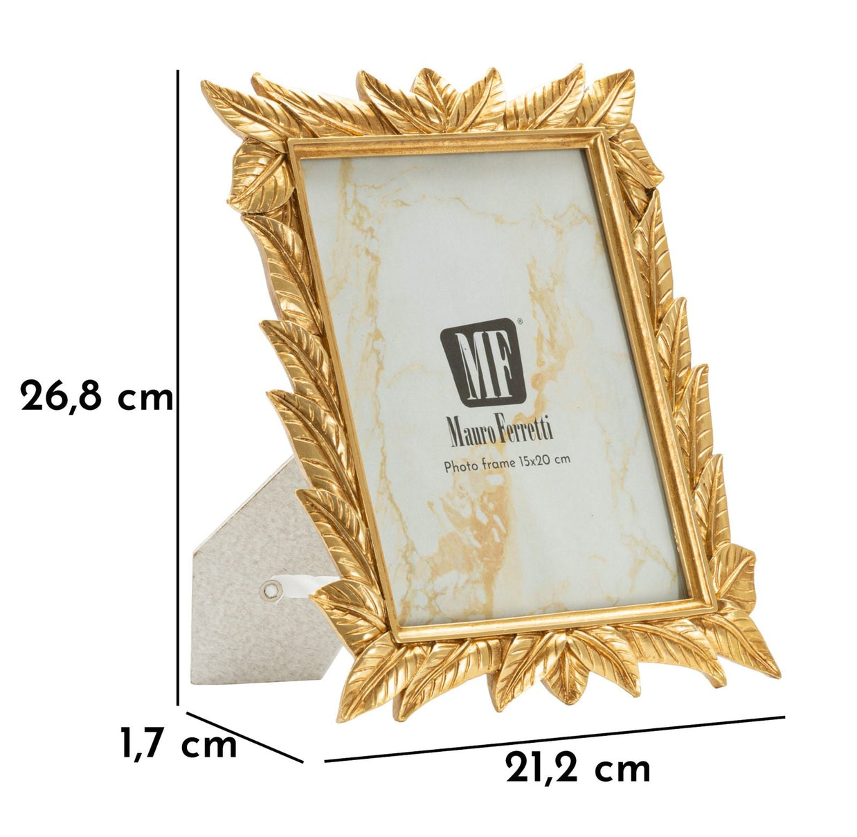 Bilderrahmen Lorbeer Gold Klein – Fotorahmen Deko