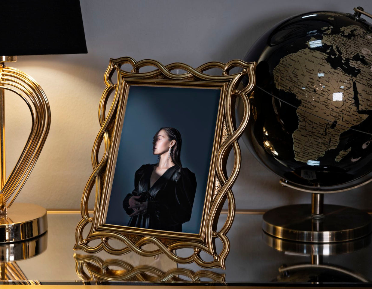 Bilderrahmen Welle Gold – Fotorahmen Deko