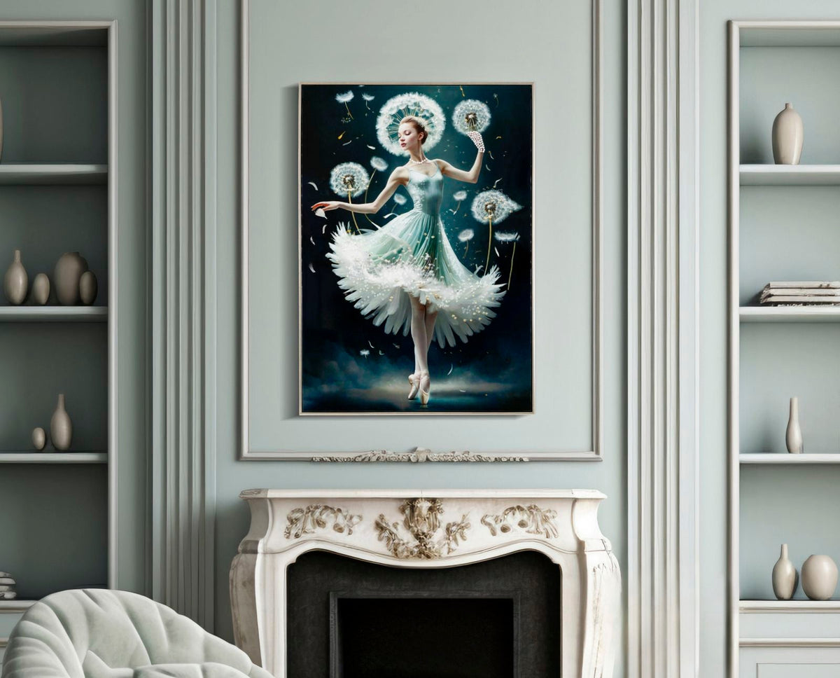 Wandbild Tänzer 102 cm B – Leinwandbild Deko