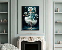 Wandbild Tänzer 102 cm B – Leinwandbild Deko