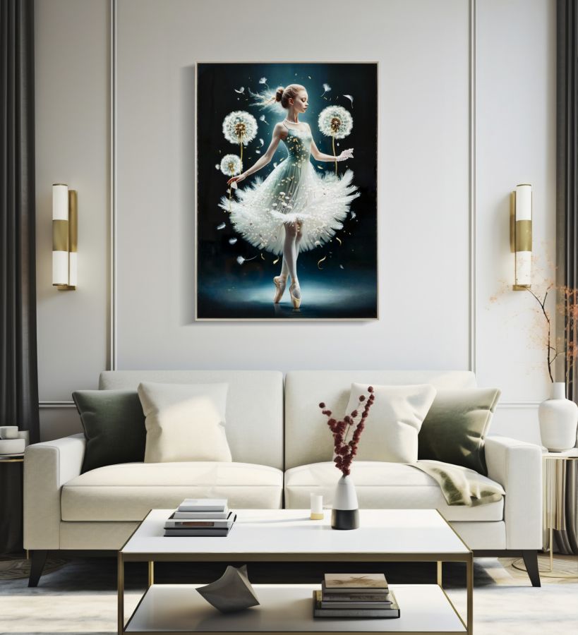 Wandbild Tänzer 102 cm A – Leinwandbild Deko