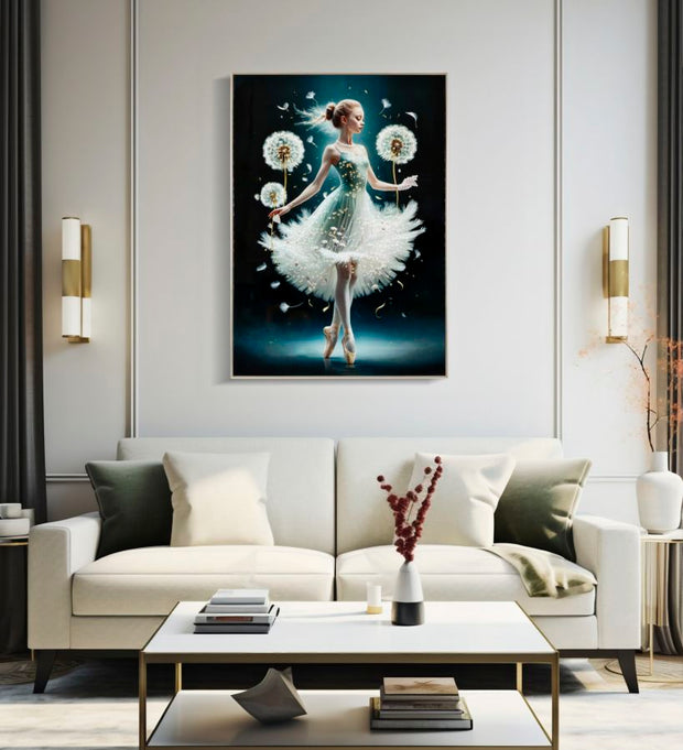 Wandbild Tänzer 102 cm A – Leinwandbild Deko
