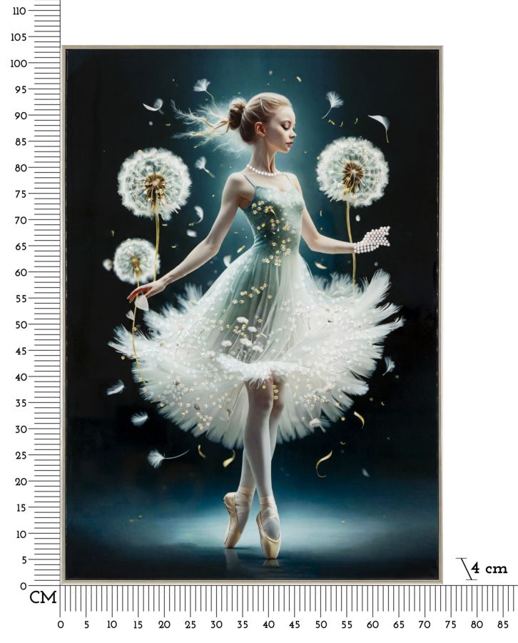 Wandbild Tänzer 102 cm A – Leinwandbild Deko