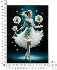 Wandbild Tänzer 102 cm A – Leinwandbild Deko