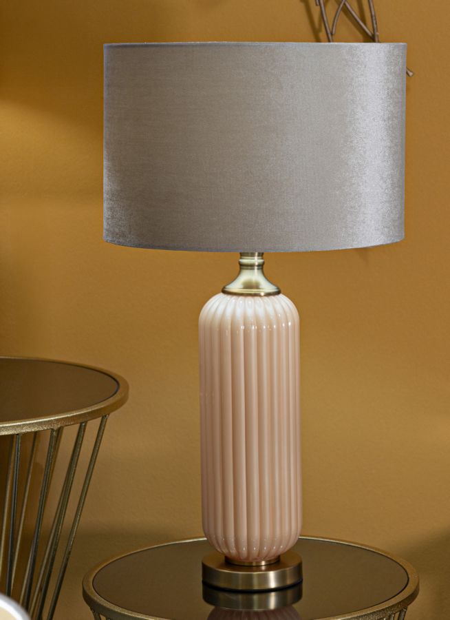 Tischlampe C Perlmutt Gold 64 cm – Tischleuchte