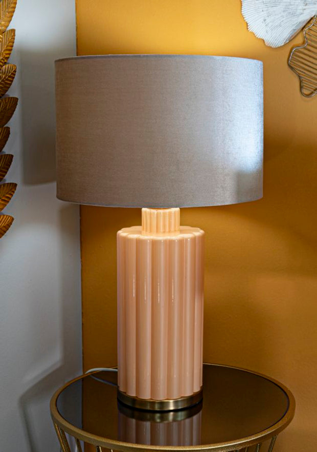 Tischlampe Perly D Perlmutt Gold 69,5 cm – Tischleuchte
