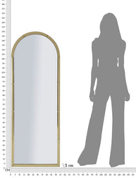 Wandspiegel Baku Gold 150 cm