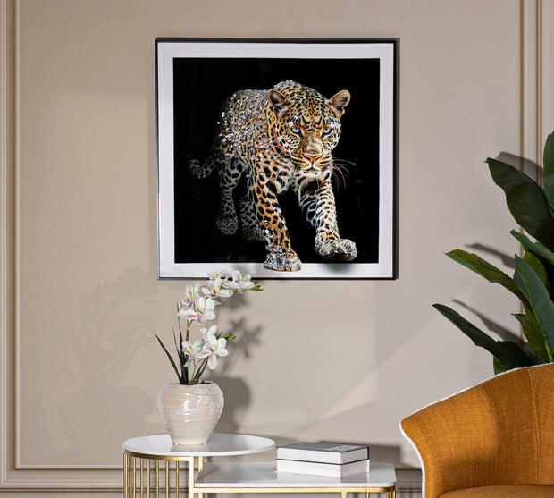 Wandbild Jaguar 82 cm A – Leinwandbild Deko