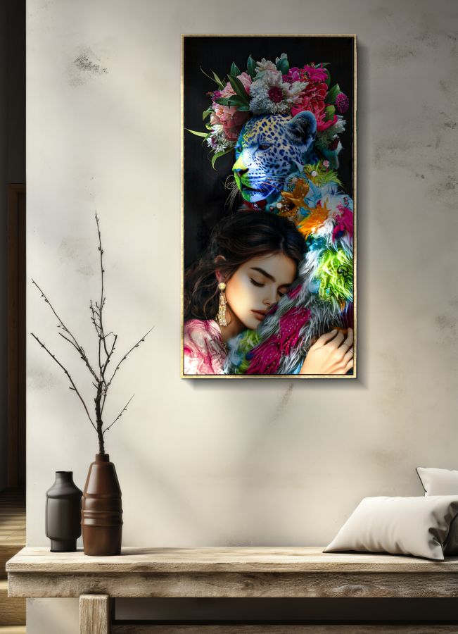 Wandbild Moira 102 cm B – Leinwandbild Deko