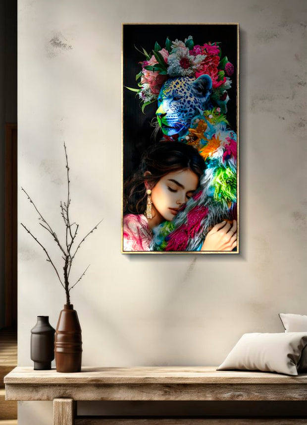 Wandbild Moira 102 cm B – Leinwandbild Deko