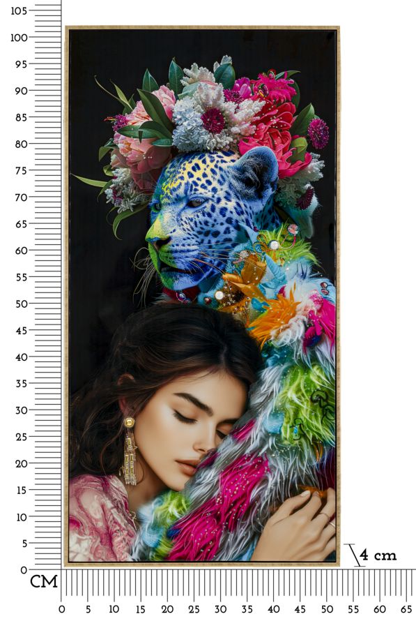 Wandbild Moira 102 cm B – Leinwandbild Deko