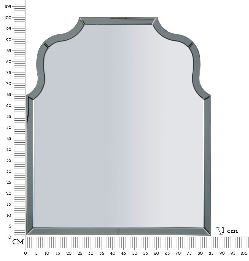 Wandspiegel Ankara Grau 100 cm
