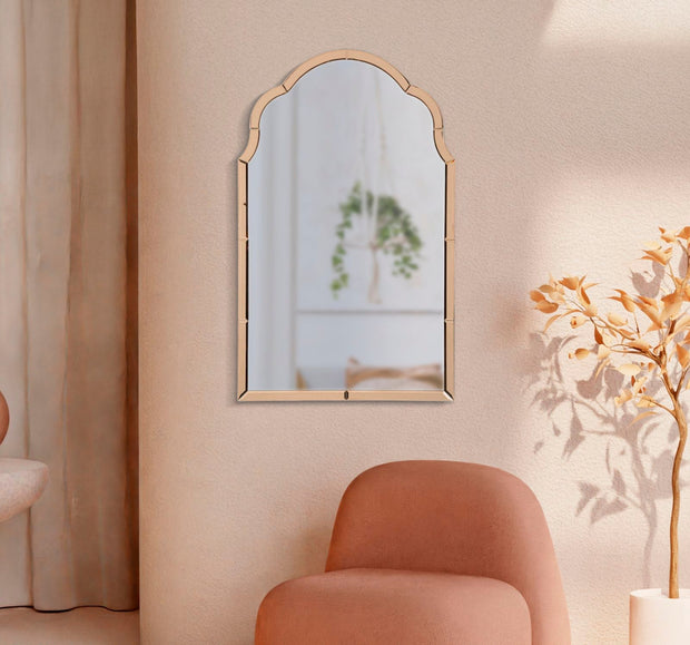 Wandspiegel Tangier Rosa 100 cm