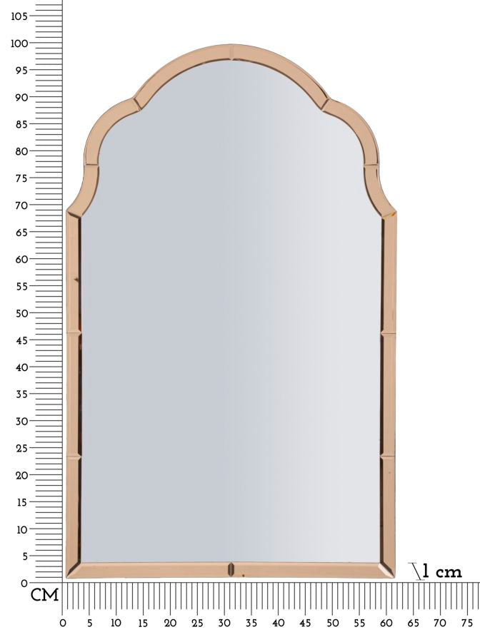 Wandspiegel Tangier Rosa 100 cm