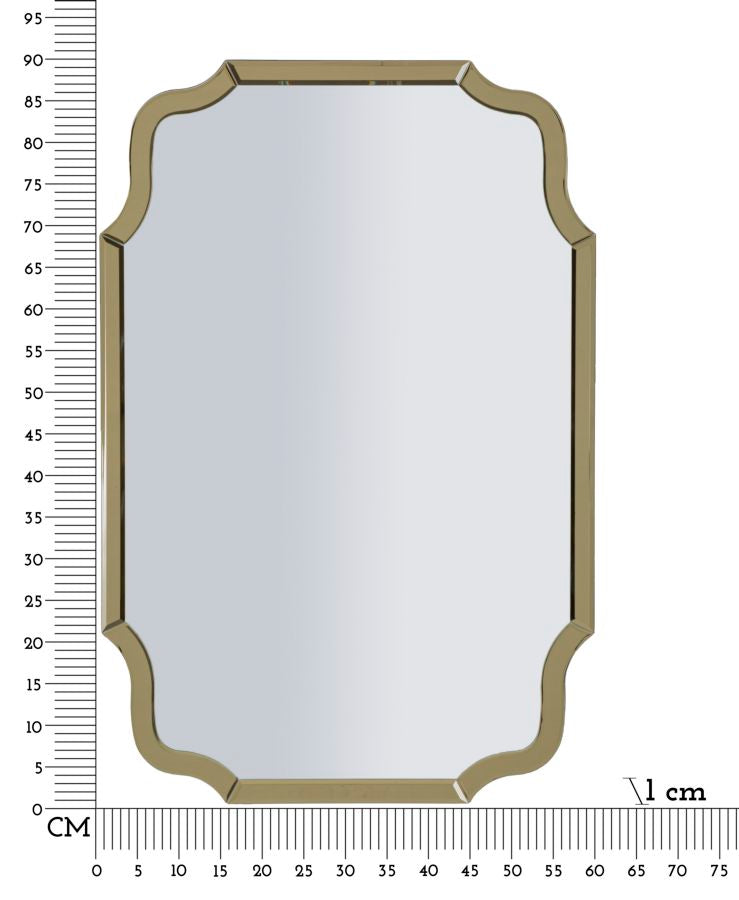 Wandspiegel Istanbul Gold 90 cm