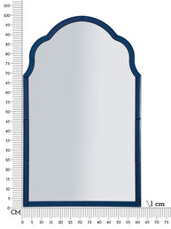 Wandspiegel Tangier Blau 100 cm