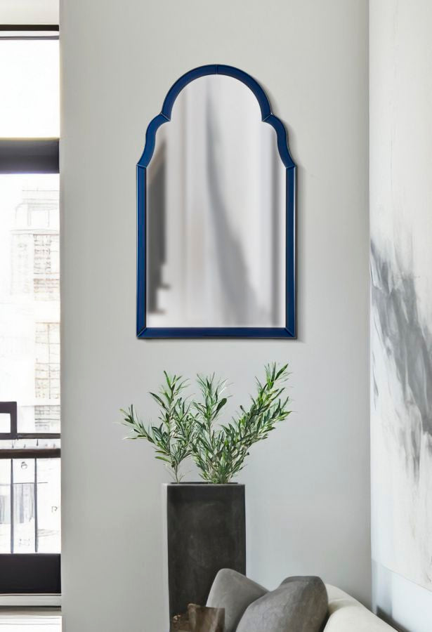 Wandspiegel Tangier Blau 80 cm