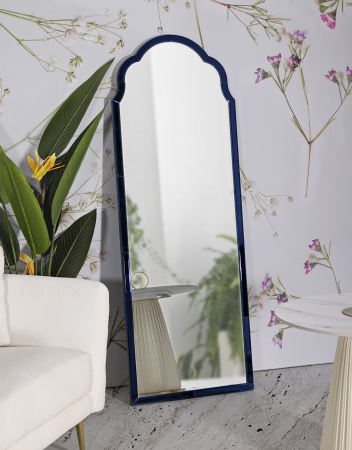 Wandspiegel Tangier Blau 150 cm