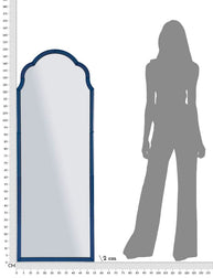 Wandspiegel Tangier Blau 150 cm
