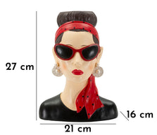 Dekofigur Hollywood Frau Bunt 27 cm – Skulptur Deko