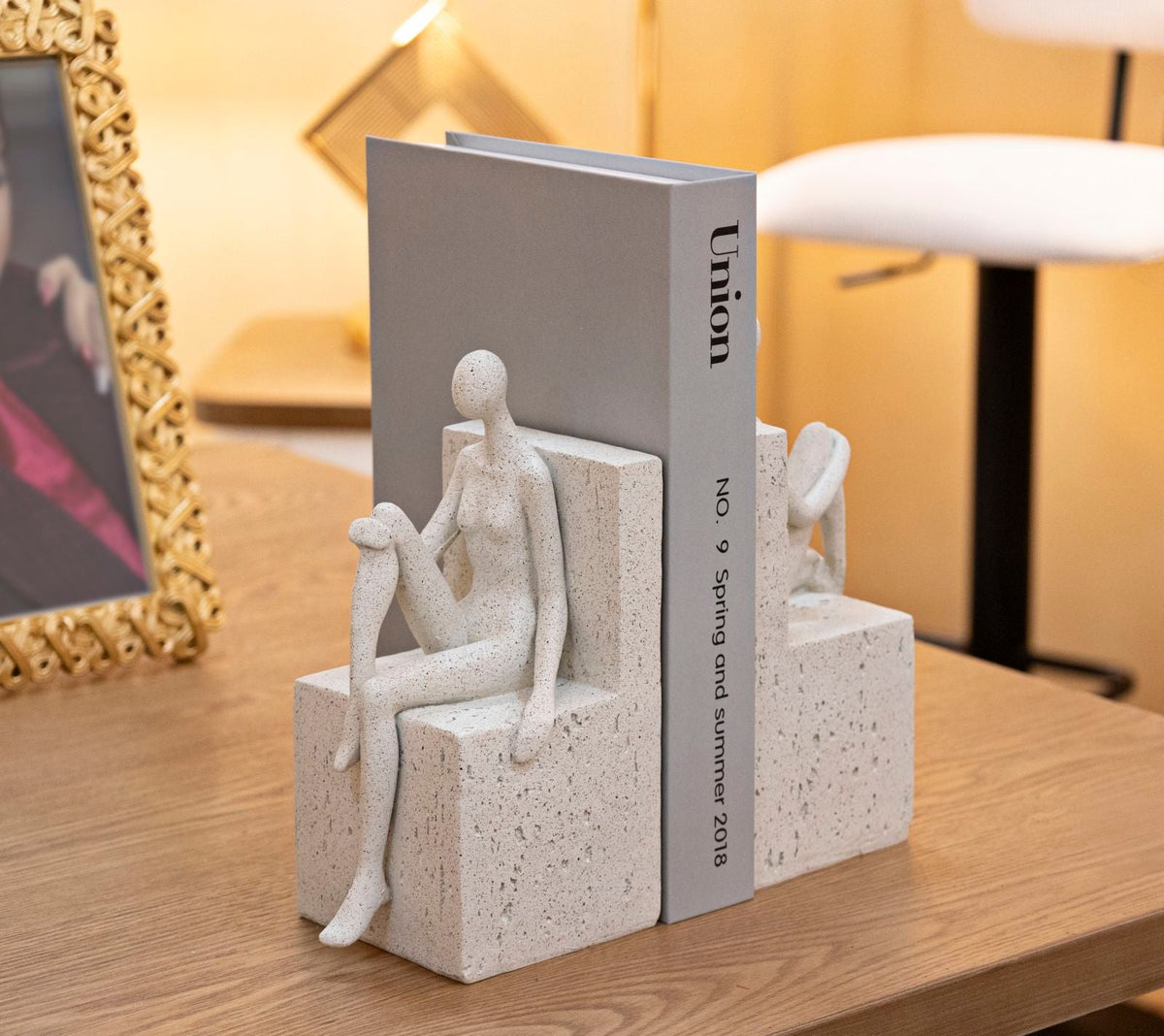 Buchstütze Stons Creme – Buchstütze