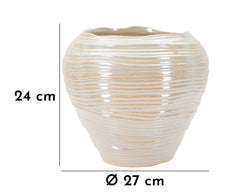 Blumenvase Perlmutt 24 cm – Dekovase