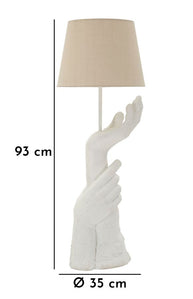 Tischlampe Life Weiß 93 cm – Tischleuchte