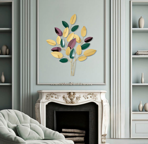 Wandpaneel Abstrakt Bunt 97 cm – Wanddeko
